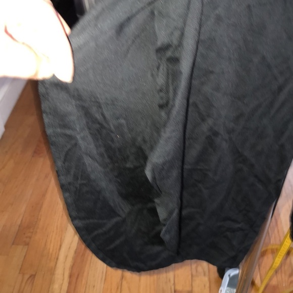 Maurices size X-Small black cropped wide leg high slit pants 100% cotton NWT - Picture 7 of 16